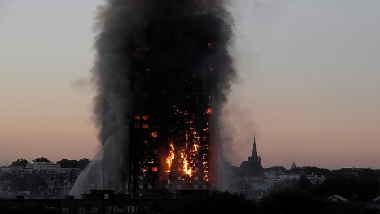 حرق برج لندن سحور المسلمين