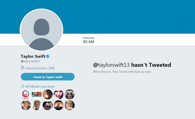 تايلو سويفت تويتر taylor swift twitter