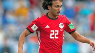 لاعب منتخب مصر عمرو وردة