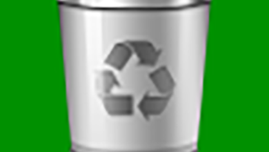 تطبيق recycle bin